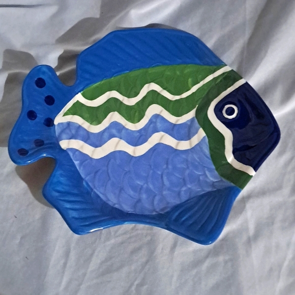 Nwot. Mesa home fish platter blue - Picture 1 of 2